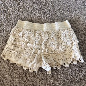 Lace shorts
